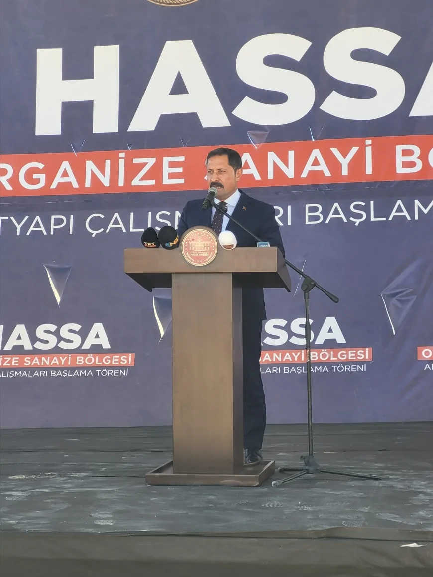 Hatay Valisi Mustafa Masatlı: “Hassa OSB şehrimizin yeniden doğuş sürecindeki kararlılığımızın en önemli göstergelerinden biri”