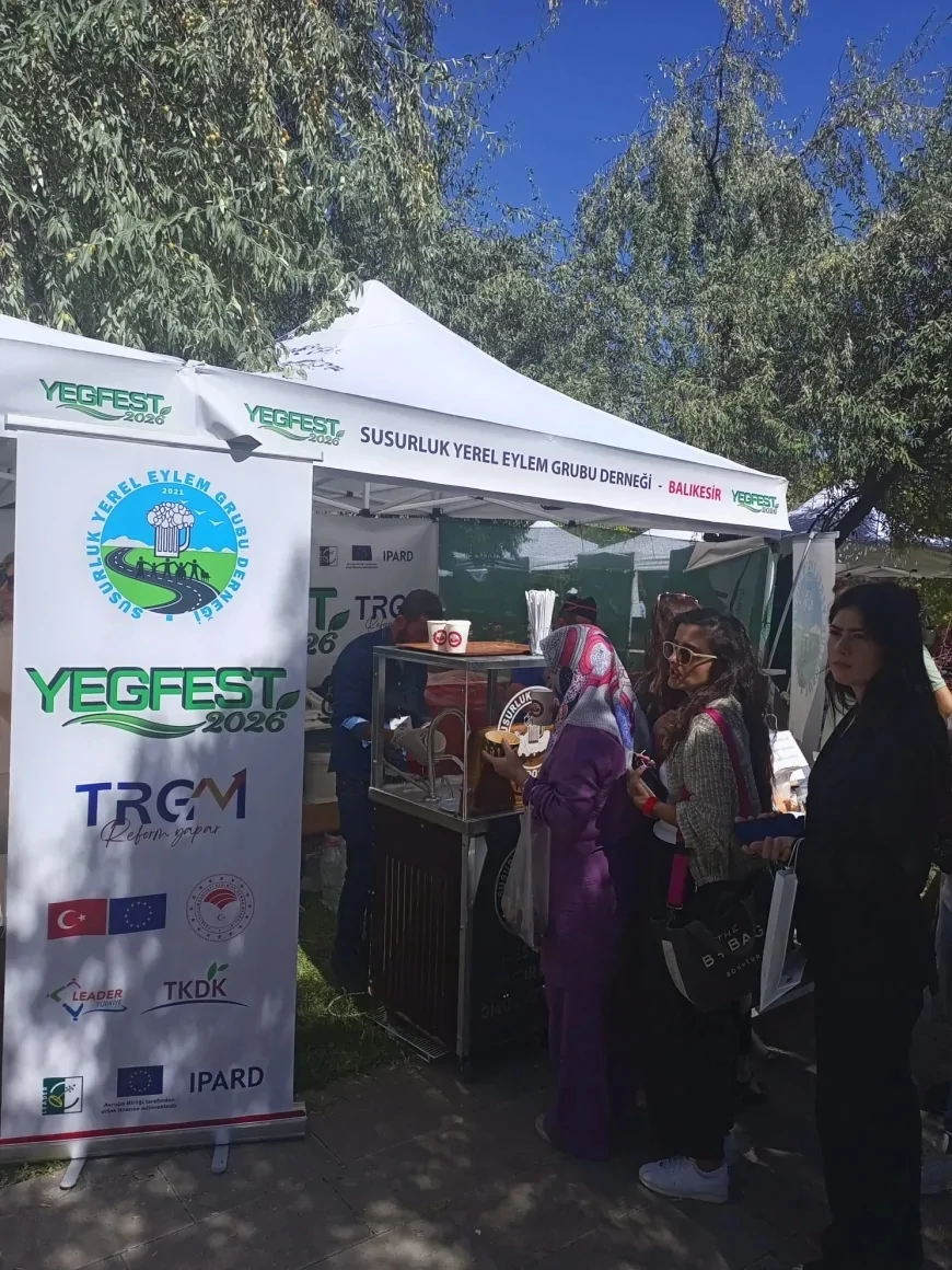 Susurluk Yerel Eylem Grubu, YEGFEST 2026'da Coğrafi İşaretli Tost ve Ayranıyla Festivalin Yıldızı Oldu