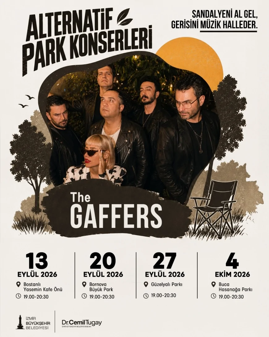 İzmir’de Alternatif Park Konserleri başlıyor, müzik kentin parklarına taşınıyor