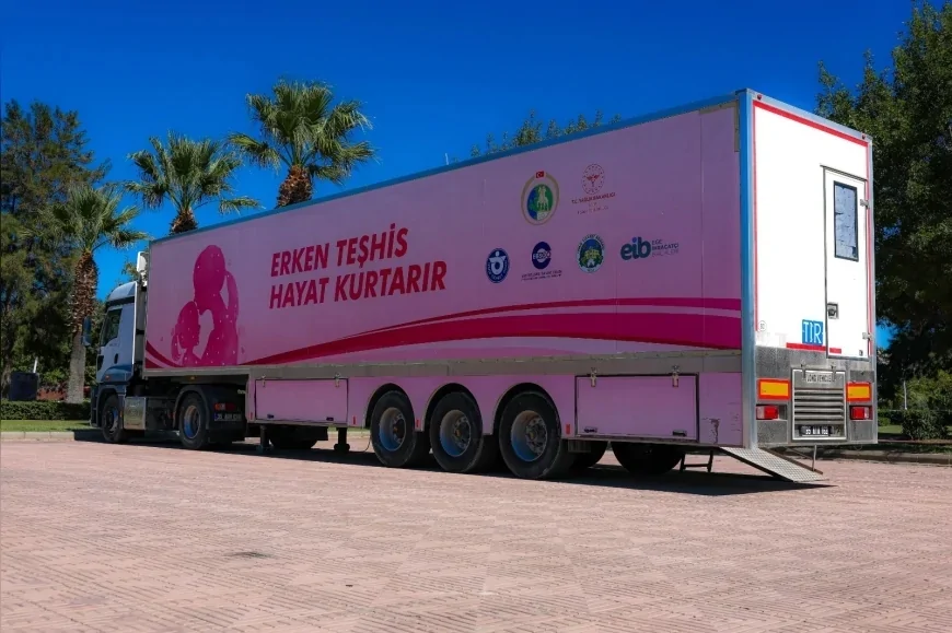 Aliağa’da “Pembe Prenses” kanser tarama aracı 25 Eylül’e kadar ücretsiz hizmet verecek