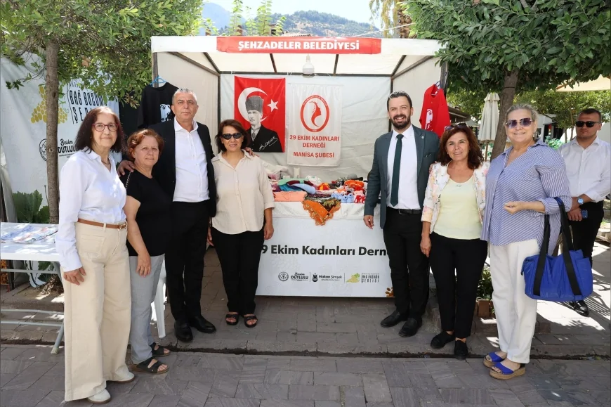 Manisa Bağ Bozumu Şenlikleri’nde kadın el emeği ve gastronomi stantlarına yoğun ilgi