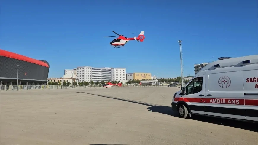 Çorum, Ordu’dan Ankara’ya Hasta Naklinde Hava Ambulanslarının Aktarma Noktası Oldu