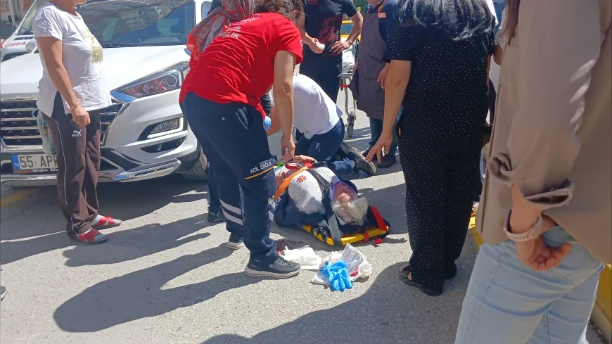 Çorum’da cipin çarptığı yaya kadın yaralandı, hastanede tedavisi tamamlandı
