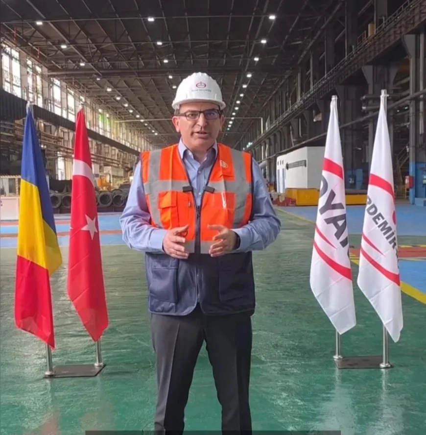 OYAK Genel Müdürü Prof. Dr. Murat Yalçıntaş, Erdemir Romanya Tesislerinde Üretim Süreçlerini İnceledi