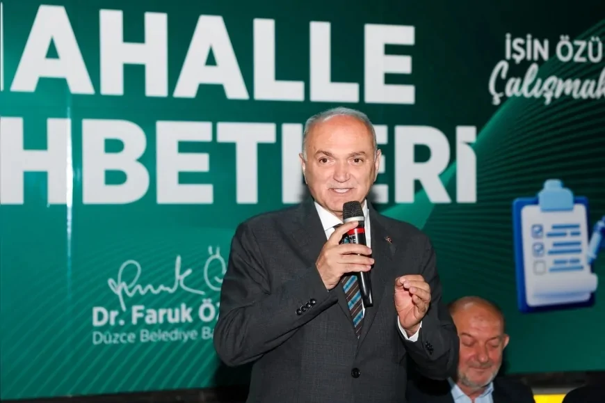 Düzce Belediye Başkanı Dr. Faruk Özlü: “Görev sürem bitmeden önce Düzce’de asfaltlanmamış bir tek sokak, bir tek cadde kalmayacak”
