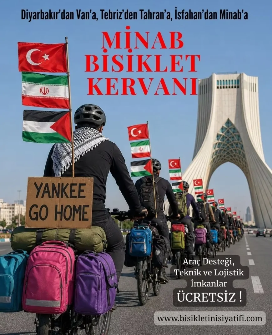 Türkiye’den İran’a “Minab Direniş Kervanı” çocuklar için 3 bin kilometre pedal çevirecek
