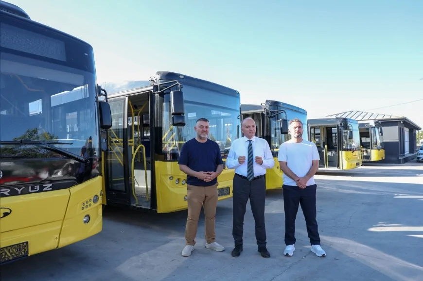 Düzce Belediyesi ulaşım filosuna 9 yeni 12 metrelik araç kattı, okul döneminde kapasite artırılıyor