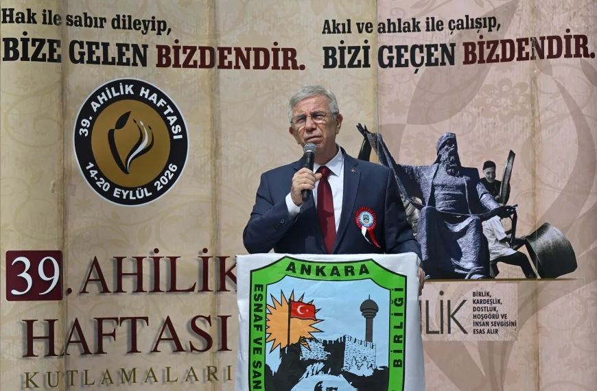 Ankara Büyükşehir Belediye Başkanı Mansur Yavaş: “7 yılda 200 bin esnafımıza 23 milyar liralık destek verdik”