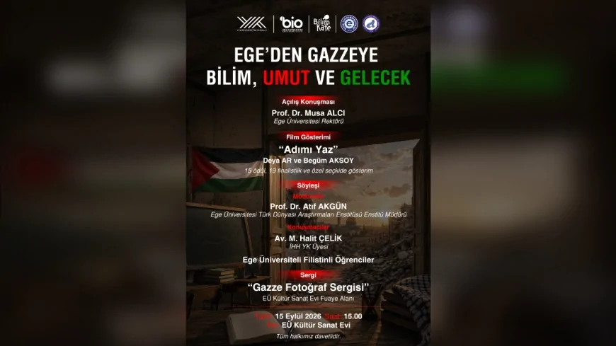 Ege Üniversitesi Rektörü Prof. Dr. Musa Alcı: “Umudun sesini İzmir’den tüm dünyaya duyurmayı hedefliyoruz”
