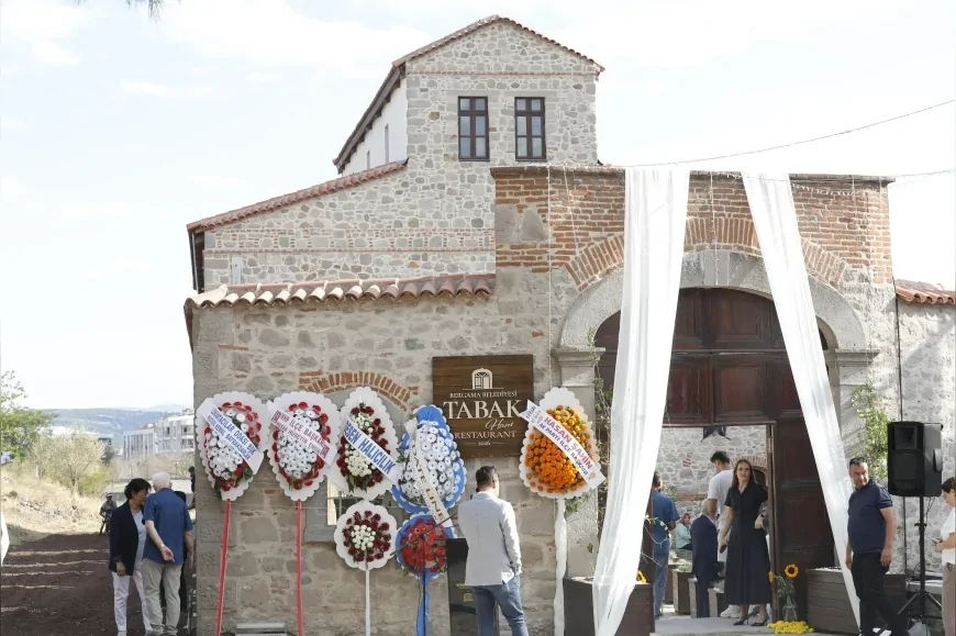 Bergama Belediye Başkanı Prof. Dr. Tanju Çelik: “Tarihi Tabakhane’yi restore ederek Bergama’mıza kazandırmaktan mutluluk duyuyoruz”