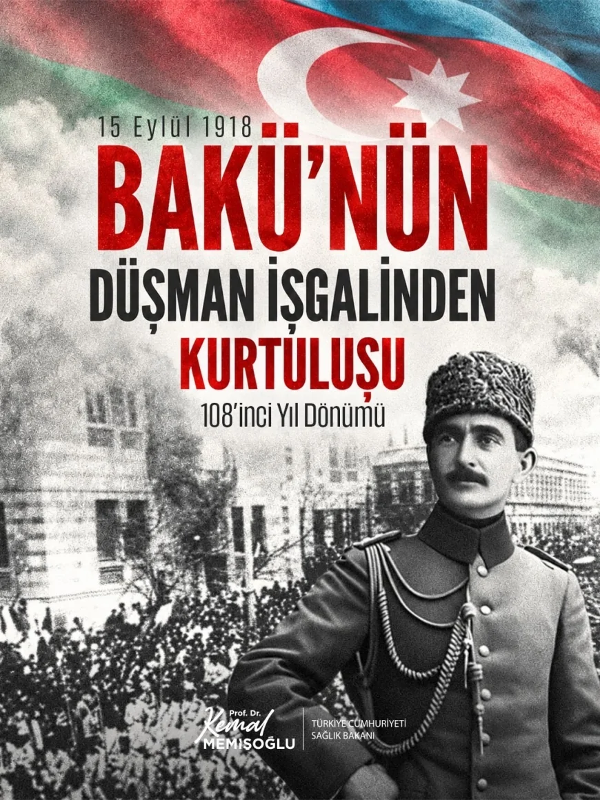 Sağlık Bakanı Prof. Dr. Kemal Memişoğlu: “Türkiye-Azerbaycan kardeşliği daim, gönül birliğimiz ebedî olsun”
