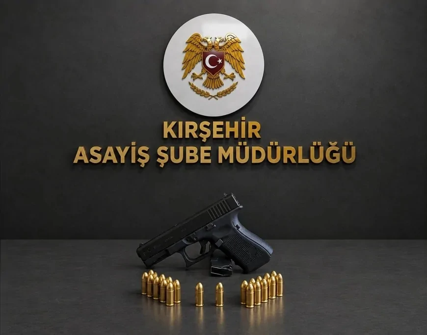 Kırşehir İl Emniyet Müdürlüğü ekiplerinden asayiş uygulaması: Silah ve uyuşturucu ele geçirildi