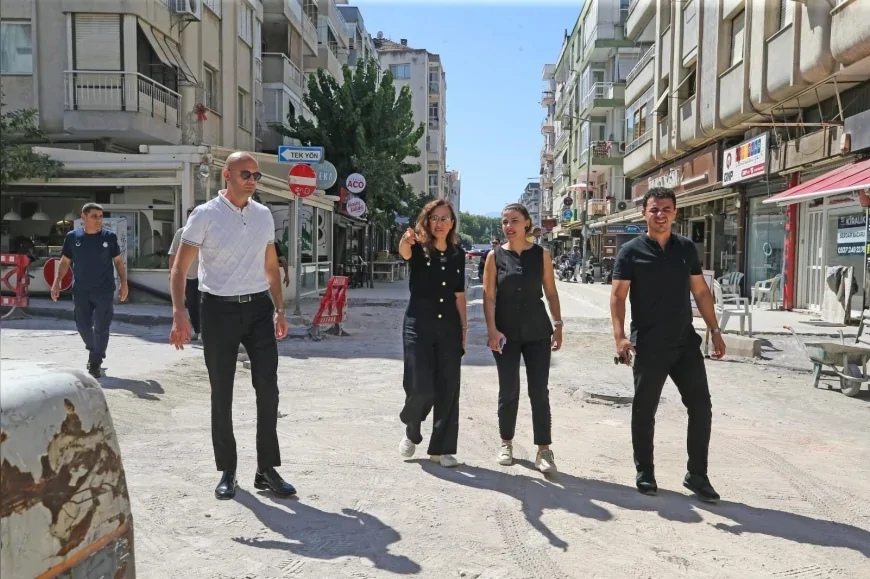Karşıyaka Belediye Başkanı Yıldız Ünsal: “Bostanlı’ya daha düzenli, güvenli ve modern bir sokak kazandıracağız”