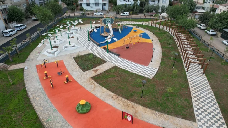 Adıyaman’da Denizli Büyükşehir Belediyesi desteğiyle yapılan 3 bin 500 metrekarelik park hizmete açılıyor