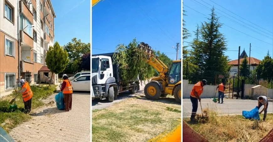 Kahramankazan’da Temizlik Ekipleri İlçe Genelinde Çevre Temizliği Çalışmalarını Sürdürüyor