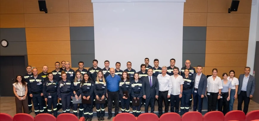 Tüpraş ve Dört Üniversitenin İş Birliğiyle Temel Rafinericilik Staj Programını Tamamlayan Öğrenciler Sertifikalarını Aldı