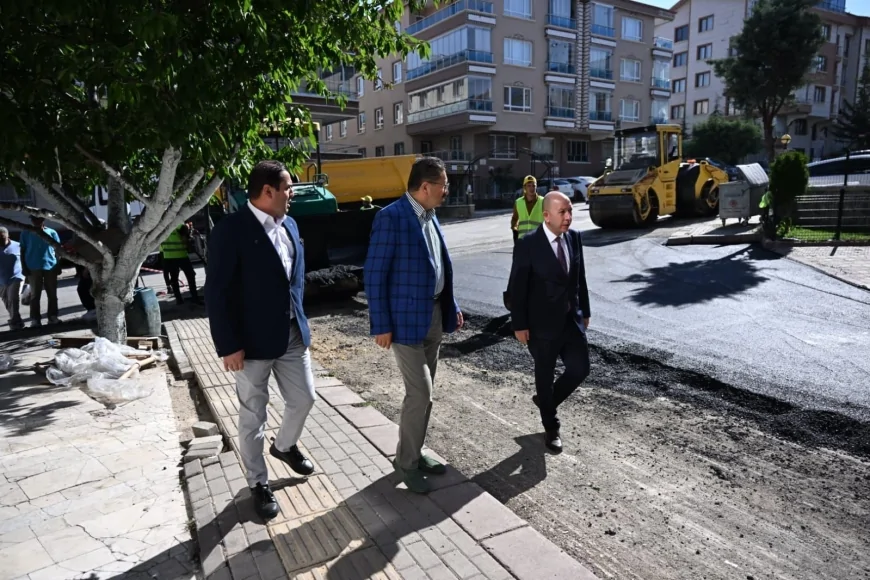 Altındağ Belediye Başkanı Dr. Veysel Tiryaki: “Şu ana kadar 75 bin 637 ton asfalt serimi gerçekleştirdik”