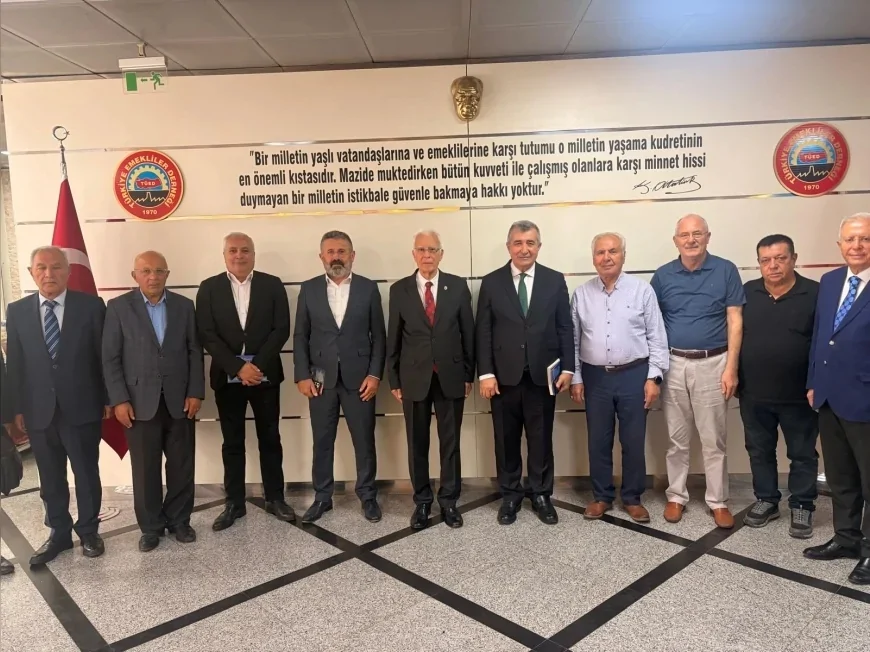 CHP Genel Başkan Yardımcıları Necdet Saraç ve Adnan Demirci’den TÜED’e emeklilerin talepleri gündemiyle ziyaret
