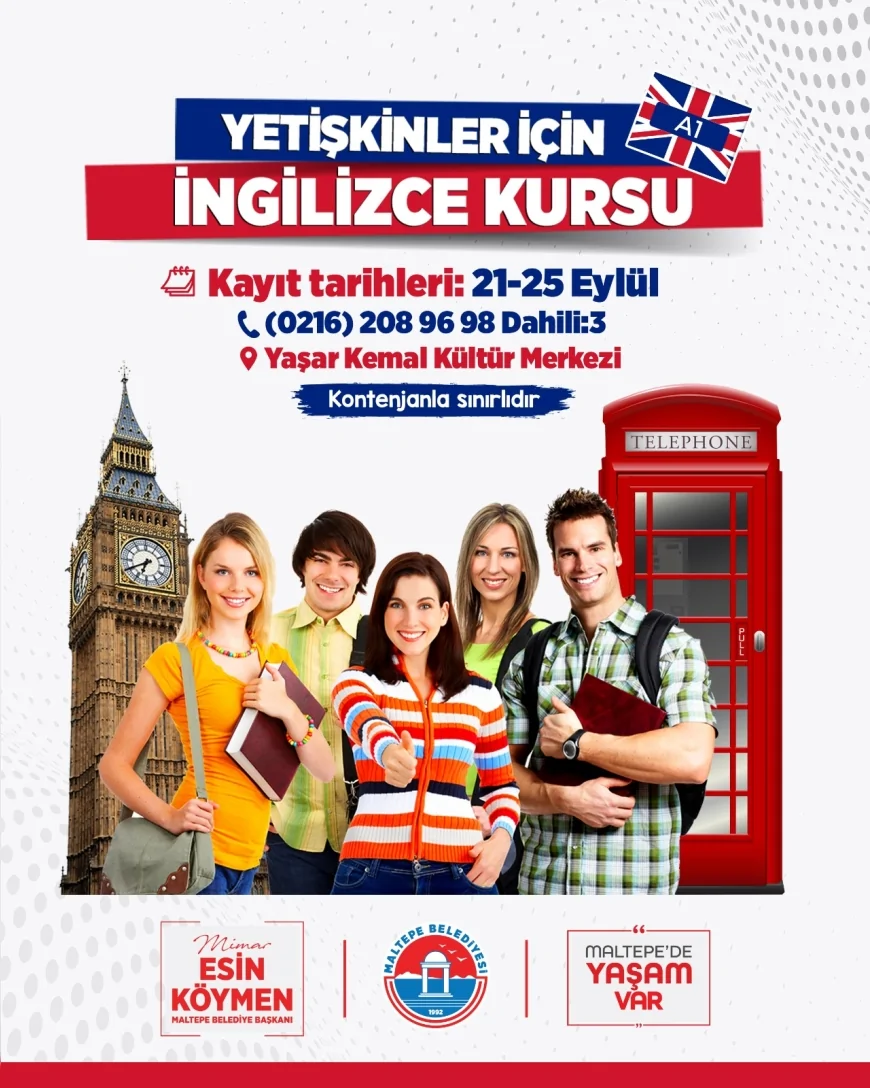 Maltepe Cumhuriyet Dil Akademisi’nde İngilizce ve İtalyanca kurslarına kayıtlar 21 Eylül’de başlıyor