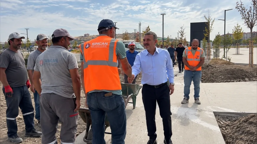 Sincan Belediye Başkanı Murat Ercan: “Gençler istedi, biz de kolları sıvadık”