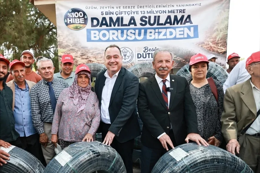 MANİSA BÜYÜKŞEHİR BELEDİYE BAŞKANI BESİM DUTLULU: “HEM ÜRETİCİMİZE DESTEK OLUYORUZ HEM SUYUMUZU KORUYORUZ”