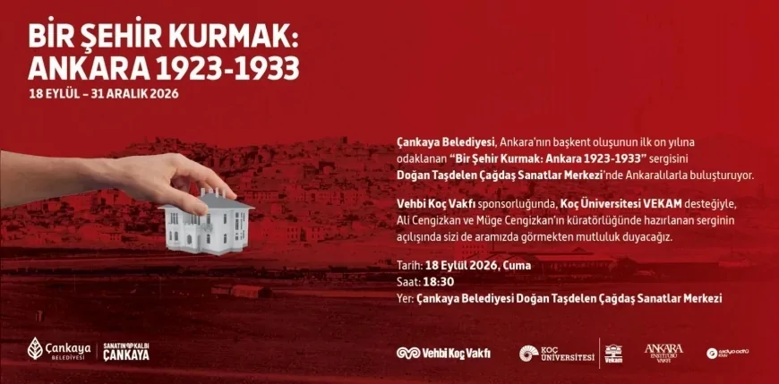 Ankara’nın Cumhuriyet’in ilk yıllarındaki dönüşümünü anlatan “Bir Şehir Kurmak: Ankara 1923-1933” sergisi açılıyor