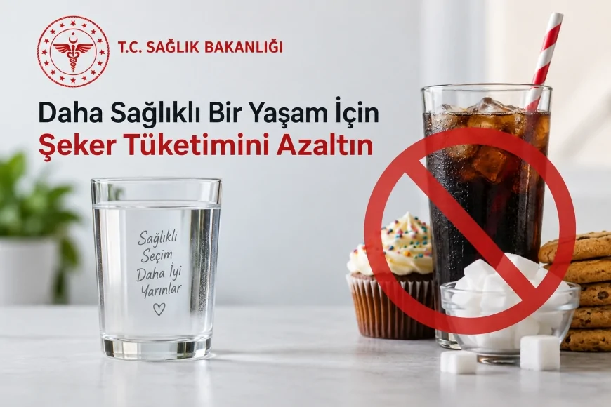 Sağlık Bakanlığı: “Şekerle tatlandırılmış içecekler yerine su ve şekersiz içecekler tercih edilmeli”