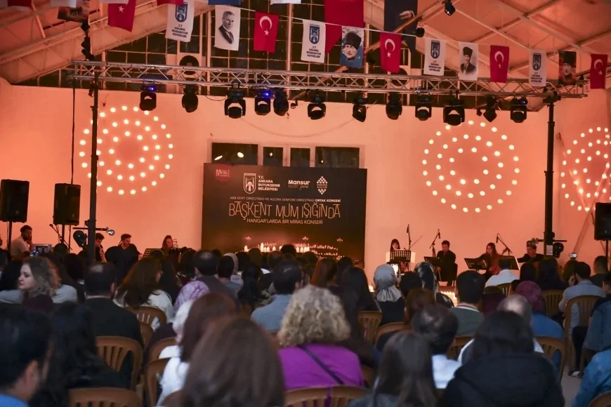 Ankara’da AOÇ Hangarları “Başkent Mum Işığında” konseriyle kültür ve sanatın buluşma noktası oldu