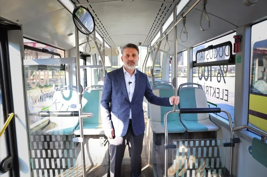 Bursa Büyükşehir Belediye Başkan Vekili Şahin Biba: “2027’nin ilk yarısında toplamda 54 elektrikli aracımız olacak”