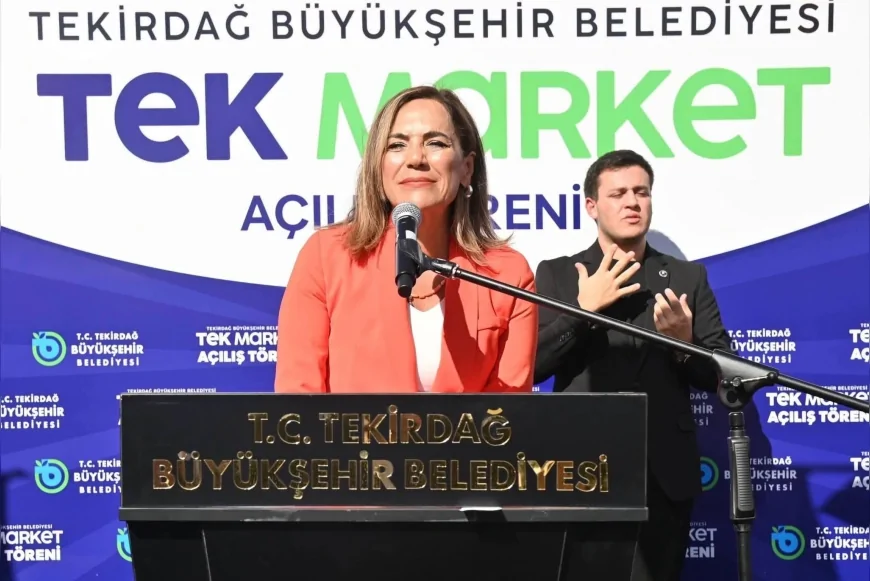 Ergene’de 9’uncu TEK Market ile Ek Hizmet Binası yoğun katılımla hizmete açıldı