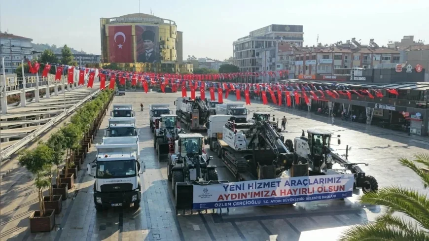 Aydın Büyükşehir Belediye Başkanı Özlem Çerçioğlu: “Yeni araçlarla hizmet kapasitemizi daha da artırıyoruz”