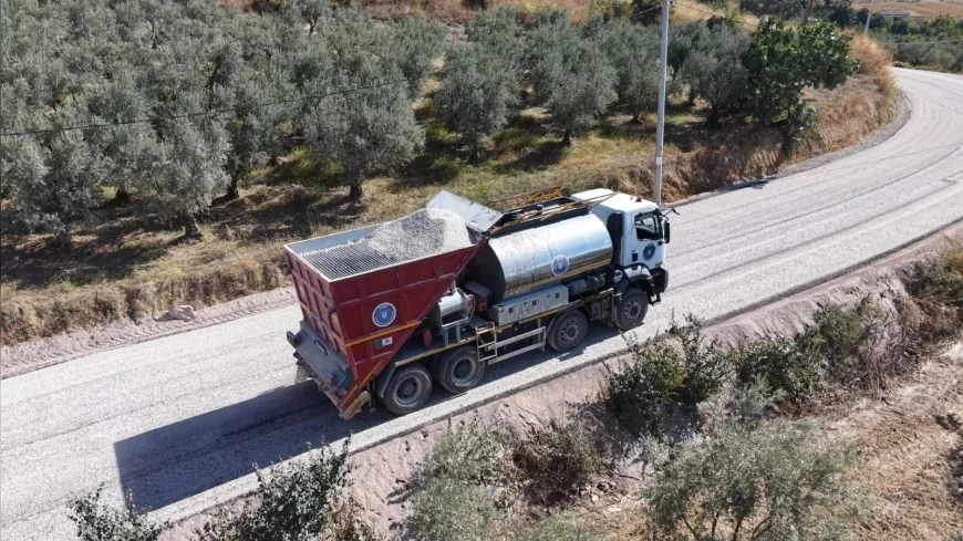 Kestel’de 4 mahallenin 11 bin 500 metrelik yol ağı yenilendi