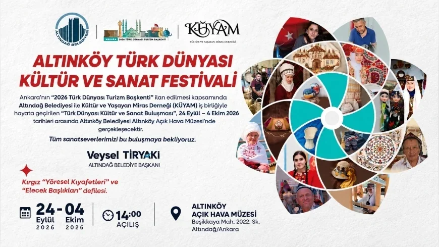 Altındağ Belediye Başkanı Dr. Veysel Tiryaki: “Türk dünyasının ortak kültürünü hep birlikte yaşamak istiyoruz”