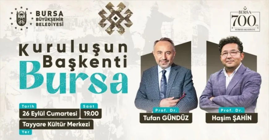 Bursa’nın fethinin 700. yılında Osmanlı’nın kuruluş sürecindeki tarihi rolü konuşulacak