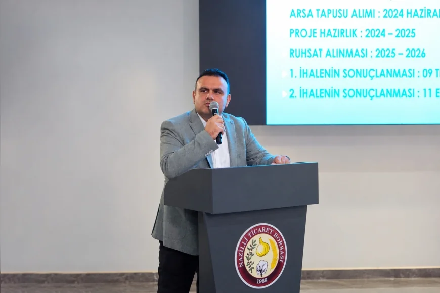 Nazilli Ticaret Borsası Başkanı Nurettin Kırlıoğlu: “Yerli Ürünler Merkezi’nde 134 iş yeri hizmete girecek”