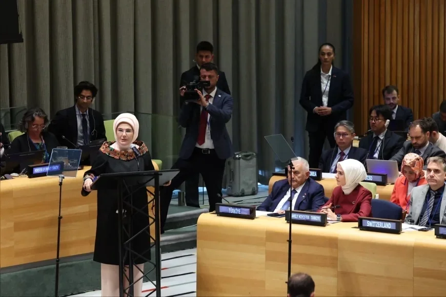 Cumhurbaşkanı Erdoğan’ın eşi Emine Erdoğan: “New York’taki ikinci günümüzde yoğun bir gündemi geride bıraktık”