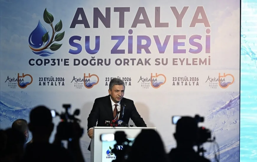 Antalya Valisi Hulusi Şahin: “Su kaynaklarımızı korumak ortak sorumluluğumuzdur”
