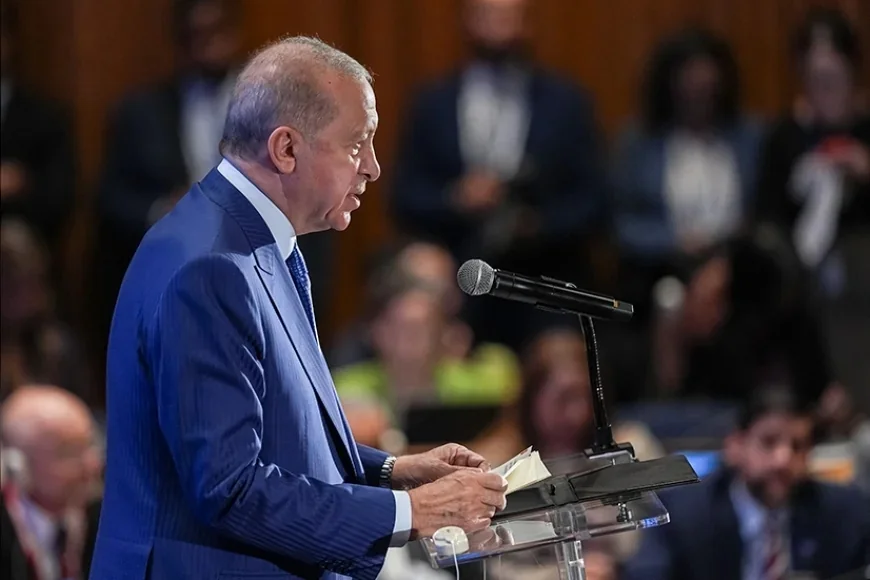 Cumhurbaşkanı Erdoğan: “İklim hedeflerimizi toplumsal ve ekonomik gerçeklerle buluşturamadığımız her öneri başarısızlığa mahkûm olacaktır”