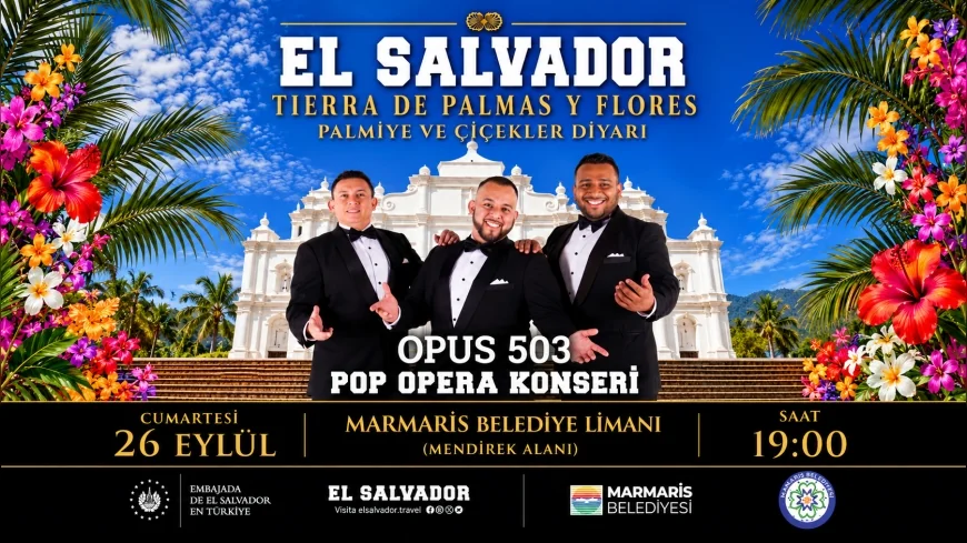 Marmaris Belediye Limanı’nda El Salvador ezgileri OPUS 503 konseriyle yankılanacak