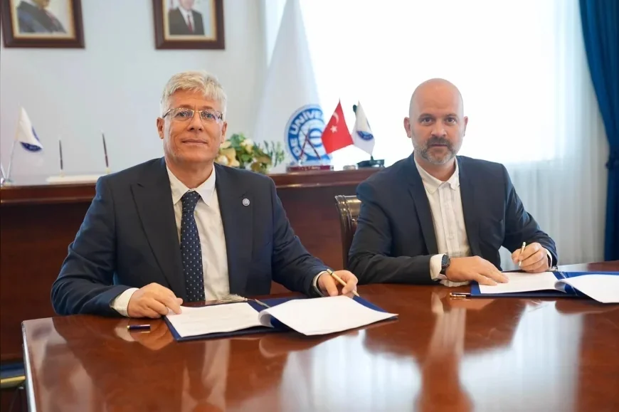 Ege Üniversitesi ile Göztepe SK Türk sporuna yeni yetenekler kazandırmak için iş birliği yaptı