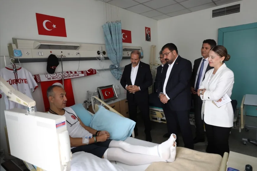 Sağlık-Sen Genel Başkanı Mahmut Faruk Doğan: “Gazilerimizin fedakarlığı bizlere her zaman rehber olmuştur”