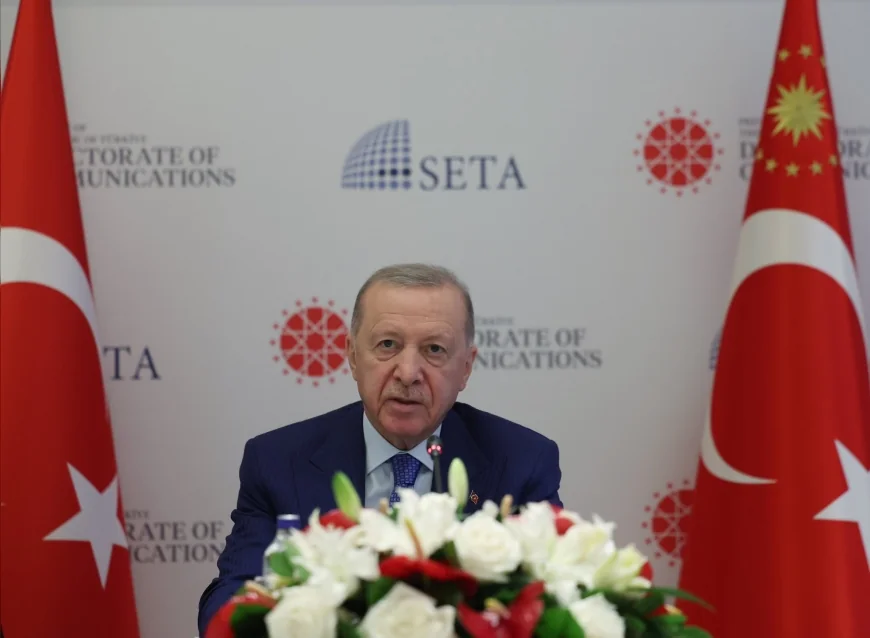 Cumhurbaşkanı Recep Tayyip Erdoğan, New York’ta ABD’li düşünce kuruluşu temsilcileriyle buluştu