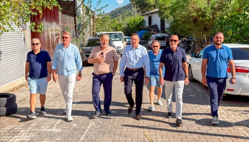 MTO Başkanı S. Mutlu Ayhan sanayi esnafını dinledi: Yangın riski ve atık yönetimi ele alındı