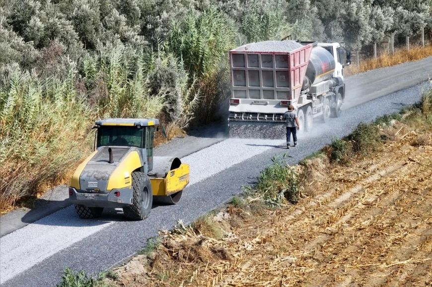 Efeler Belediye Başkanı Anıl Yetişkin’in yol çalışması Savrandere ile Böcek arasındaki ulaşımı kolaylaştırdı