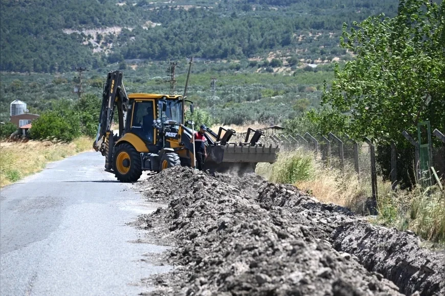 Soma Avdan Mahallesi’nde 30 yıllık içme suyu hattı yenilendi, suyun iletim süresi 40 dakikadan 3 dakikaya düştü