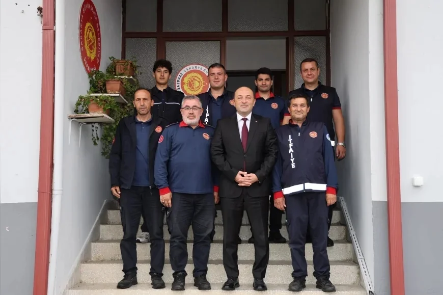 Geyve Belediye Başkanı Selçuk Yıldız’dan İtfaiye Haftası’nda itfaiye ve orman teşkilatına ziyaret