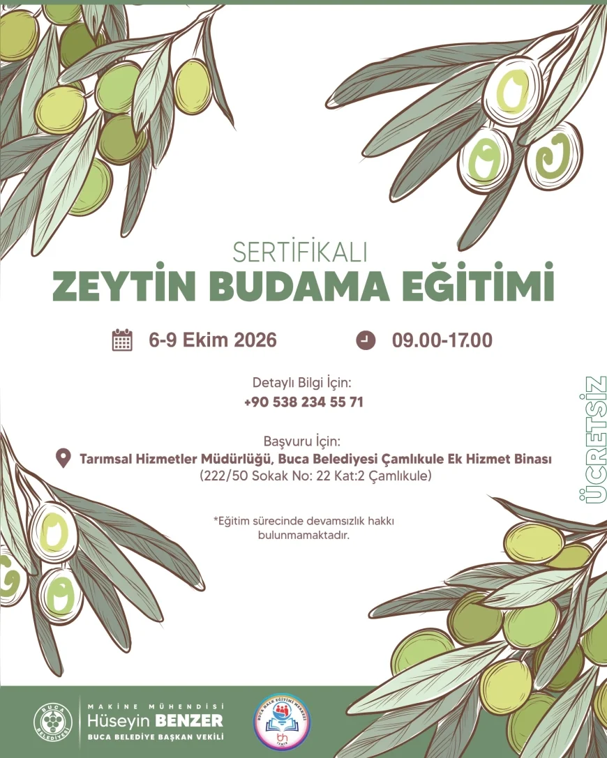 Buca Belediye Başkan Vekili Hüseyin Benzer: “Üreticilerimize doğru teknikleri kazandırmayı hedefliyoruz”