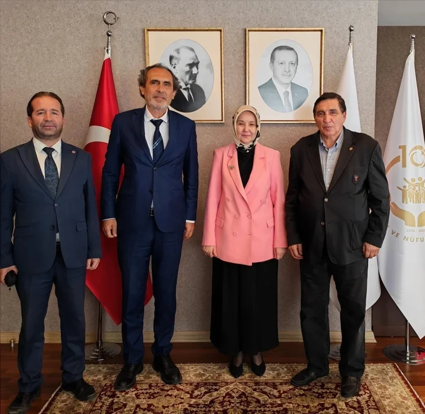 Aile ve Sosyal Hizmetler Bakan Yardımcısı Leman Yenigün’e CUMHA heyetinden ziyaret