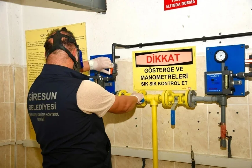 Giresun Belediyesi içme suyu denetimlerinde yüzde 100 uygunluk sağladı