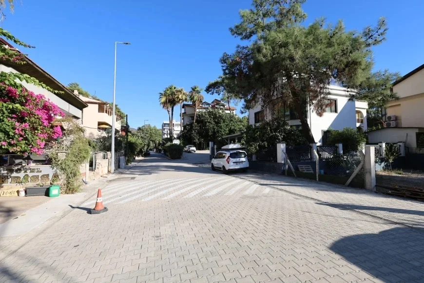 Marmaris Adaköy’de 6 sokak yenilendi, 800 metrelik yol çalışması tamamlandı